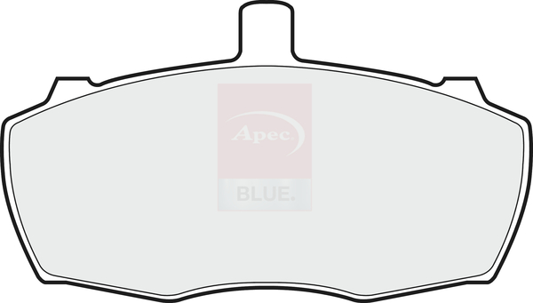 Apec Blue Brake Pads Set Front PD3402 [PM1808668]
