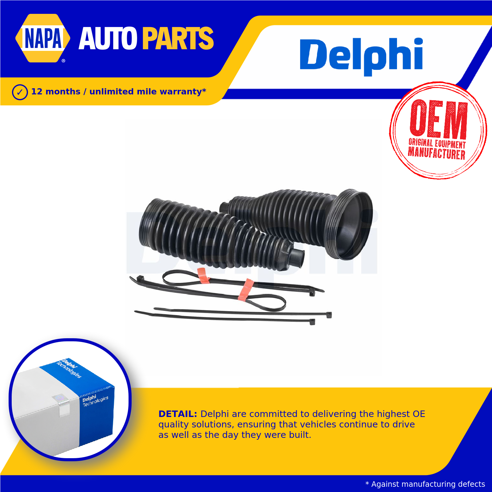 Delphi Steering Rack Boot TBR4567 [PM2436279]