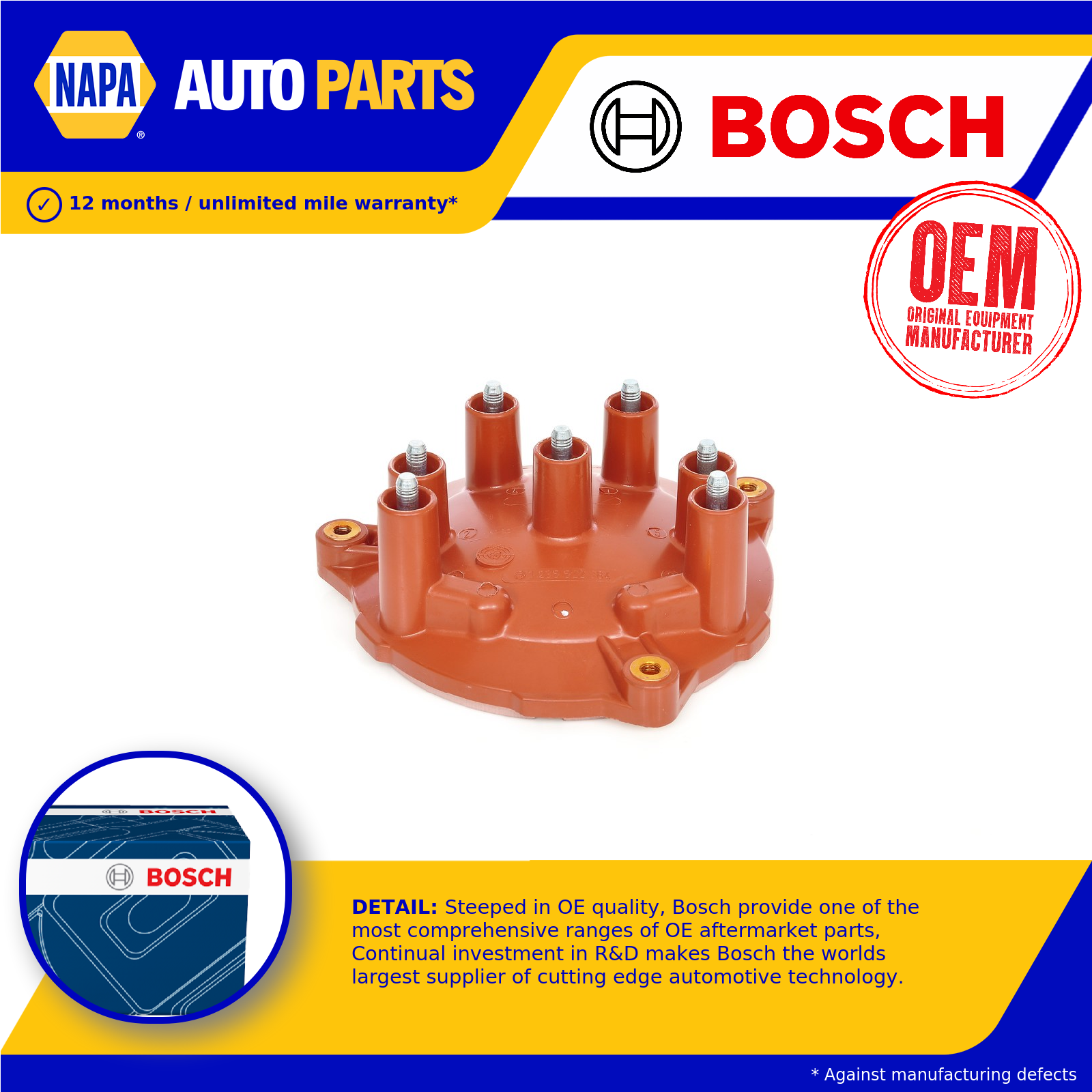Bosch Distributor Cap 1235522384 [PM252577]
