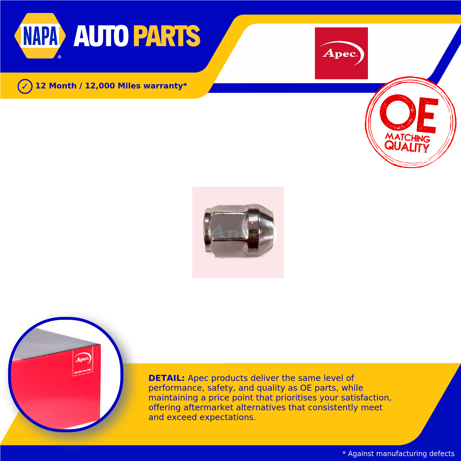Apec Wheel Bolt / Stud / Nut AWN0019 [PM2550954]