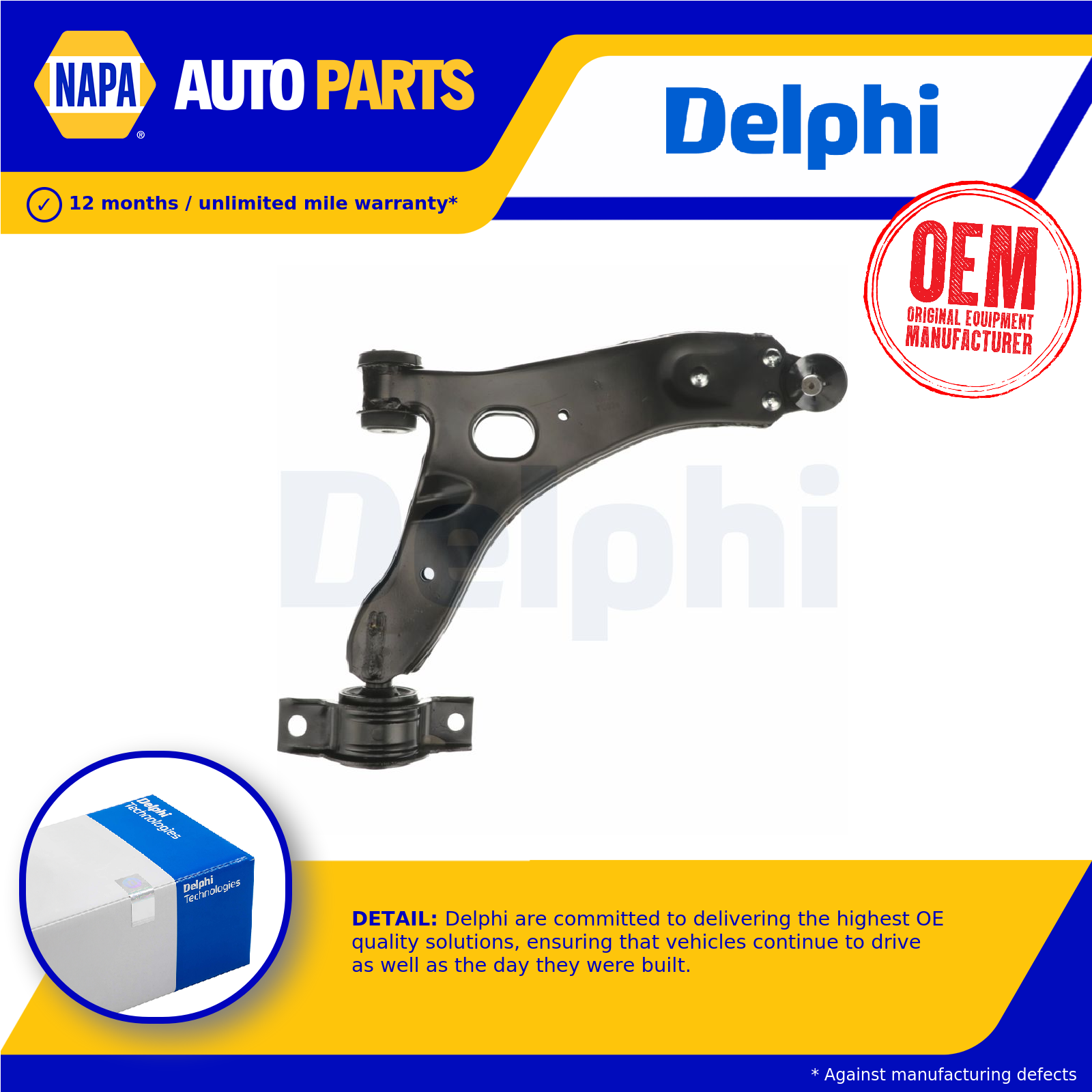 Delphi Wishbone / Suspension Arm TC871 [PM349125]