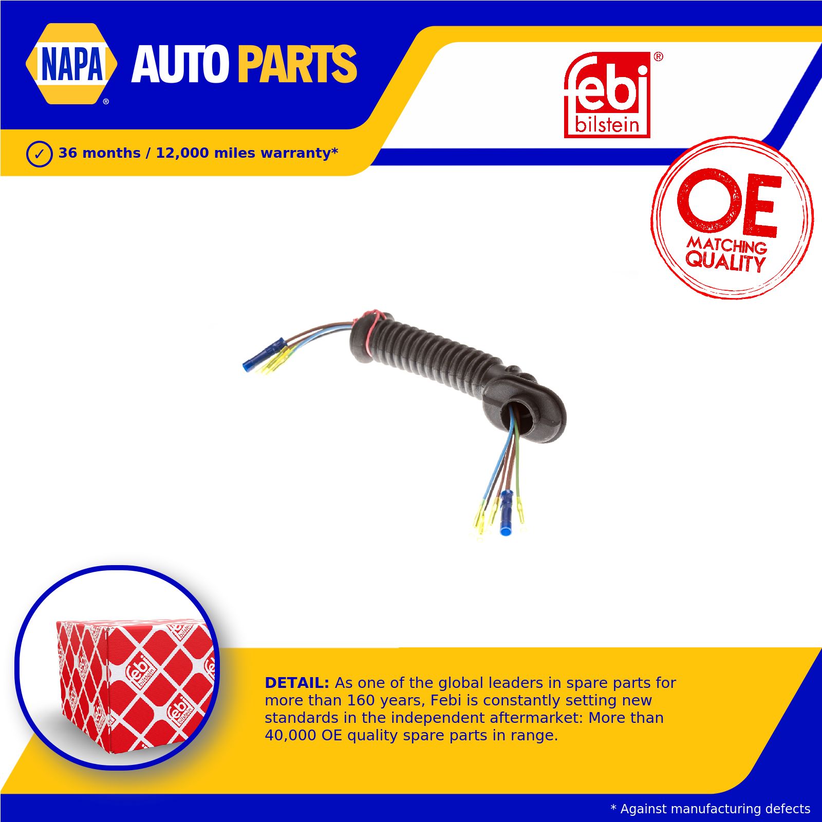 Febi Boot Lid Cable Repair Set 107067 [PM1766215]